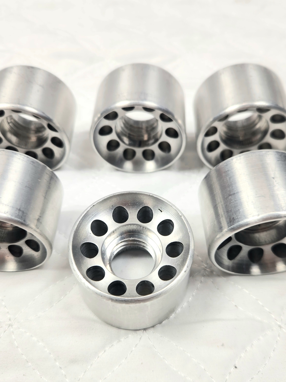 Aluminum Skate Wheels Set of 7 Wheels